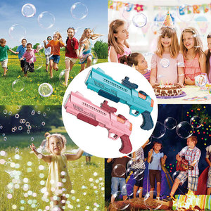 Machine <span class=keywords><strong>à</strong></span> <span class=keywords><strong>bulles</strong></span> automatique <span class=keywords><strong>à</strong></span> 10 trous pour l'été, pistolet <span class=keywords><strong>à</strong></span> <span class=keywords><strong>bulles</strong></span> en plastique pliable, rouge tendance, haute sécurité, jouets unisexes - Product Image 5