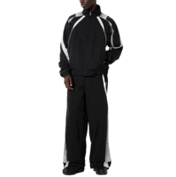 Ensemble de survêtements sportifs pour hommes, veste coupe-vent softshell personnalisée pour l'extérieur, imperméable, respirante, séchage rapide, randonnée, sport