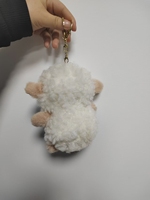 Porte-clés en peluche agneau personnalisé sur mesure, jouet en peluche personnalisé, porte-clés animal en peluche à prix abordable