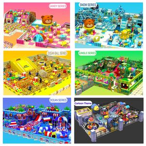 Area Giochi Interna Personalizzata a Tema con <span class=keywords><strong>Trampolino</strong></span>, Piscina di Palline e Scivoli Multipli per Zona Divertimento Bambini - Product Image 6