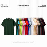 T-shirt en coton personnalisé 230 g/m², coton lourd 100 %, t-shirt pour homme avec broderie de logo personnalisé, t-shirts imprimés