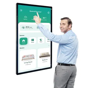 购物中心快速灵活的数字标牌壁挂式屏幕液晶广告显示屏