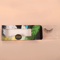Boîte de papier d'emballage de lentilles de contact souples en carton de conception personnalisée pour petites boîtes de lentilles de contact cosmétiques