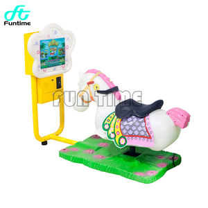 <span class=keywords><strong>Funtime</strong></span>, venta de máquina de juego que funciona con monedas para niños, máquina de juego de columpio para niños, competencia de equitación Crazy 3D - Product Image 6