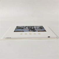 Logo personnalisé Linen Hardcover 7 pouces IPS Screen Wholesale Video Brochure Lcd 2025