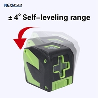 Niveau laser vert automatique CTG-130L, mini instrument de mesure horizontale et verticale 50m, chargeur Micro 1V1H