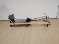 Machine de Pilates pliable en bois, portable, en chêne, pour studio à domicile, avec accessoires complets, capacité 150 kg