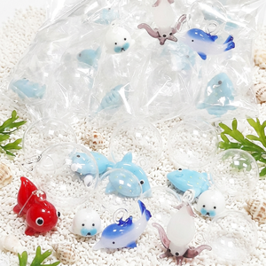100% ปลาทำจากแก้วมูราโน่มีสีเป่าด้วยมือสำหรับวางบนโต๊ะวางบนโต๊ะและของตกแต่งบ้านที่ยั่งยืน - Product Image 3