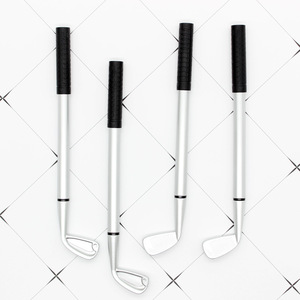 Stylo à bille en forme de club de golf transfrontalier, en plastique, stylo créatif de dessin animé, cadeau, stylo à bille, encre noire 0,7 mm, 15,7 cm - Product Image 4