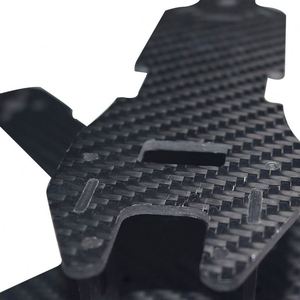 Plaque de cadre en fibre de carbone 3K SHENYU, épaisseur 10 mm, usinée CNC, légère, pour drone de course FPV - Product Image 2