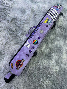 Étui de queue de billard LIZARD Officiel Série Rainbow en cuir véritable imperméable 7 trous 3B4S, sac élégant pour queues de billard à tête large 9Ball - Product Image 2