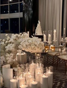 เทียนไขทรายธรรมชาติขายส่ง เทียนไขมุกหลากสี เทียนหอมเม็ดทรายมุกในขวดแก้วสำหรับงานแต่งงาน - Product Image 5