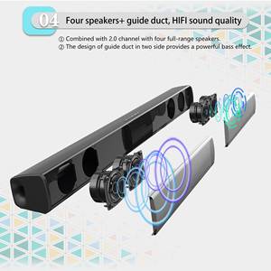 Barra de sonido de TV de 20W, altavoz inalámbrico de <span class=keywords><strong>21</strong></span> pulgadas con Control remoto inteligente, Radio FM <span class=keywords><strong>TF</strong></span> - Product Image 5