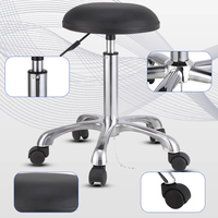 Chaise fabriquée en cuir PU avec des propriétés antistatiques, adaptée aux hôpitaux et aux laboratoires, directement de l'usine