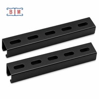 Perfil en C Unistrut de Acero Laminado en Frío ASTM de 41x41mm, Ranurado, Galvanizado en Caliente, con Orificios Preperforados para Bandeja de Cables Eléctricos, Tamaño Personalizado, Marca BIM