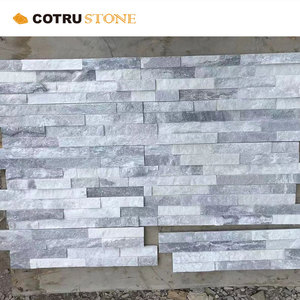 Chapa de pared exterior, paneles de piedra de Pizarra Gris, baldosas de piedra natural, revestimiento de pared, piedra cultural para chimenea y paredes exteriores - Product Image 4