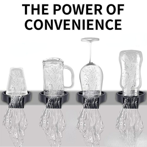 หัวก๊อกอ่างล้างหน้าในครัวทำจากแก้วทำจากโลหะอุปกรณ์สำหรับล้างขวดอ่างล้างจานในครัว - Product Image 6