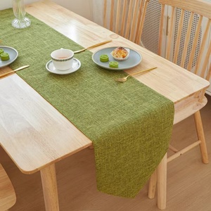 Simple Blank <strong>Table</strong> <strong>Runner</strong> Custom High Quality New Style Digital Printing Cotton Linen <strong>Table</strong> <strong>Runner</strong> for Hotel Dining-<strong>table</strong> - Product Image 1