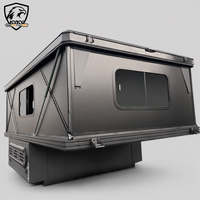 Huntoo Wasserdichtes Modulares Langer-LKW-Bett (East-West King Size) mit Pop-up-Wohnkabine und Dachzelt