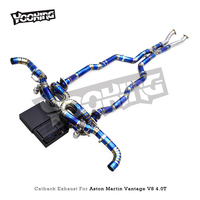 Système d'échappement Catback en titane d'usine pour Aston Martin Vantage V8 4.0T 2018 + son actif avec clé de télécommande