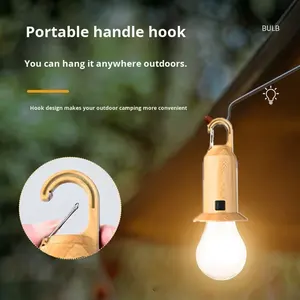 Lámpara <span class=keywords><strong>Solar</strong></span> Multifuncional para Camping con Filamento de Tungsteno, Portátil, Recargable, Impermeable y de Larga Duración - Product Image 3