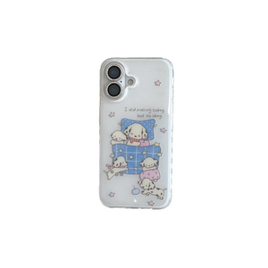 Funda para <span class=keywords><strong>iPhone</strong></span> 17/16 Pro Max/15/14 con Diseño de Perro Pequeño, Fresco, con Cuadros Azules y Estrellas, Venta al Por Mayor a Precio Económico - Product Image 6