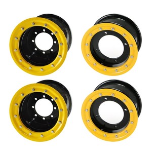 Pièces ATV 9x8 3 + 5 4x110 Roues Beadlock 9 pouces Jantes ATV Roues pour <span class=keywords><strong>Suzuki</strong></span> <span class=keywords><strong>LTZ</strong></span> <span class=keywords><strong>400</strong></span> LTR 450 - Product Image 4