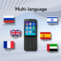 TIQ MINI M5S Teléfono Móvil con Doble SIM, Envío Gratuito, Botón Inteligente, Pantalla Táctil, 3+32GB, Google Play, MTK6761, Android 13