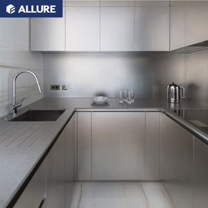 Évier de cuisine en acier inoxydable, dernier modèle, prêt à l'emploi, design commercial, armoires de cuisine intelligentes en acier - Product Image 1