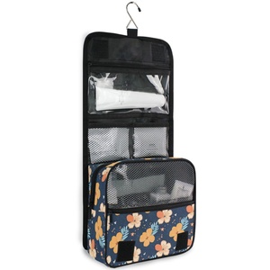 Top Sales Hawaiian Life Hau Flower Waterproof Foldable Hanging Organizer Cosmetic Makeup <b>Storage</b> <b>Toiletry</b> Bag 2025 - Product Image 2