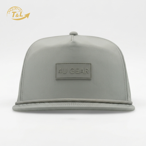 หมวกแก๊ปทรงทรัคเกอร์ 4ugear สำหรับผู้ชายและผู้หญิง 5 แผง ปักโลโก้แบบกำหนดเองได้  วัสดุหนังกลับและตาข่าย  ขายส่ง - Product Image 2