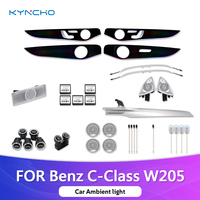 Kit d'éclairage ambiant KYNCHO pour Mercedes Classe C W205, éclairage LED, lampe Symphony Dream Color, éclairage intérieur automobile, éclairage ambiant de voiture