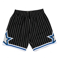 Celana Pendek Basket Premium Cetak Berkualitas Ukuran Besar Putih Abu-abu Biru Hitam Bernapas Cepat Kering Pinggang Elastis Latihan Lari Gym Custom