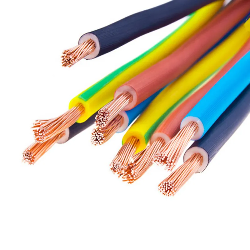 Single core solid or twisted copper cables and wires 1mm 1.5mm 2.5mm PVC insulated cables for power building Power cables
