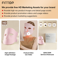 Máscara de Terapia de Luz LED 335 con Certificación Red Dot, Dispositivo de Belleza con Cobertura Facial Completa y 5 Programas de Fototerapia Seleccionables
