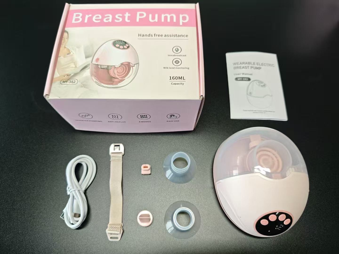 Single breast pump