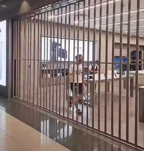 باب كريستالي عملي قابل للطي، باب جراج منزلق من البي في سي والألومنيوم، حل لتقسيم المساحات - Product Image 5