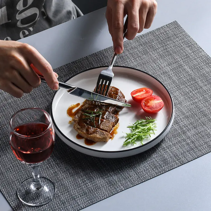 3 bölmeli yıldız türk kırmızı yemek tabakları melamin cam tabaklar akşam yemeği yuvarlak akşam yemeği için tasarım tabak