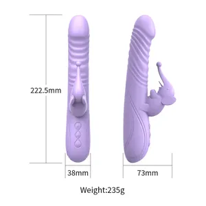 2023 नई उत्पाद हीटिंग खरगोश थरथानेवाला प्यारा हाथी Clitoral मालिश Thrusting थरथानेवाला सेक्स खिलौना के लिए महिलाओं