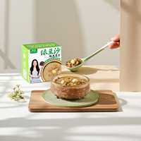 Pâte sucrée gourmet aux haricots mungo et aux graines de lotus en boîte pour adultes - Plats instantanés savoureux