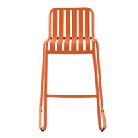Tabourets de bar modernes empilables et colorés en aluminium pour villa, bistro, piscine, extérieur, hôtel, jardin, idéaux pour les fêtes en bord de mer