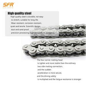 Kit de chaîne de moto en acier durable OEM/ODM <span class=keywords><strong>SFR</strong></span> 520H, couleur personnalisée pour Yamaha - Product Image 3