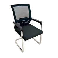 Chaise de bureau ergonomique avec accoudoirs pour étudiants et enseignants, mobilier de bureau
