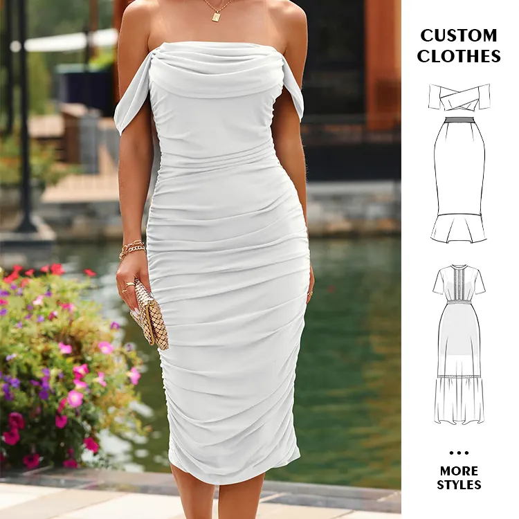 2023 Fashion Lady Elegant Formal Custom Designer sexy Maxi Abendkleid für Frauen Prom Bodycon Lässige lange Club Party Kleider