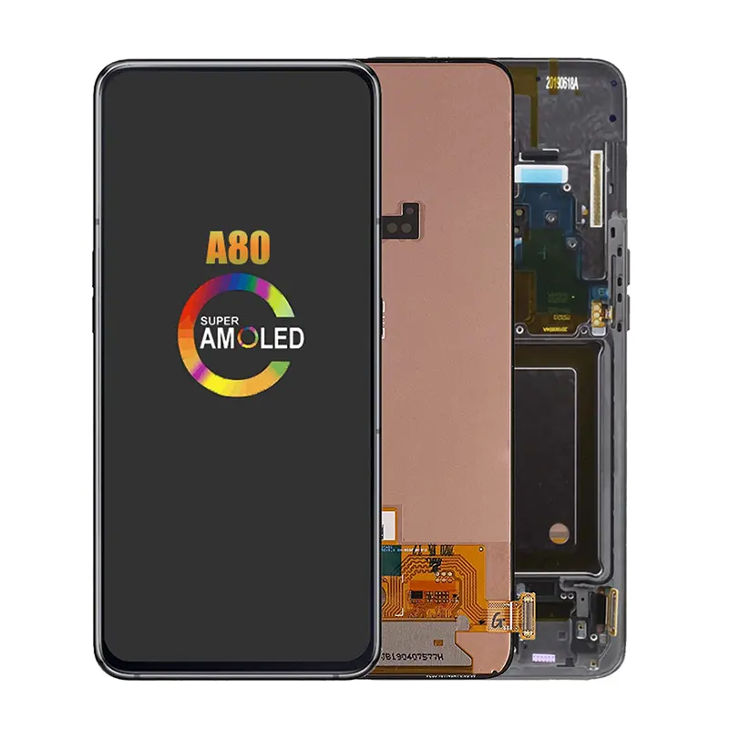 6.7" Amoled Touch Screen Digitizer Assembly with Frame LCD for Samsung Galaxy A80 A805 SM-A805F/DS SM-A805F