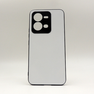 Coque de téléphone à Sublimation vierge 2D <span class=keywords><strong>prix</strong></span> usine pour <span class=keywords><strong>VIVO</strong></span> <span class=keywords><strong>V25</strong></span>/<span class=keywords><strong>V25</strong></span> <span class=keywords><strong>PRO</strong></span> 5G avec plaque en aluminium transfert de chaleur coque de téléphone noire - Product Image 2