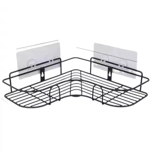 Cestino per scarichi <span class=keywords><strong>doccia</strong></span> in ferro Organizer bagno mensola da bagno ad angolo a parete scaffali per <span class=keywords><strong>Shampoo</strong></span> <span class=keywords><strong>porta</strong></span> <span class=keywords><strong>porta</strong></span> cosmetici - Product Image 5