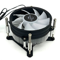 Refroidisseur d'air pour processeur TR55C-1700-ARGB, Intel LGA 1700 1851 1200 115X AMD AM5 AM4 ARGB, dissipateur thermique en cuivre épais, ventilateur pour PC de jeu de bureau