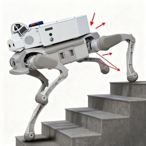 Chien robot intelligent programmable avec système de sécurité visuel, reconnaissance faciale, évitement d'obstacles autonome, panoramique, PLC infrarouge - Product Image 6