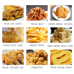 Línea de hamburguesas de cacahuete alitas de pollo para freír continuamente de acero inoxidable totalmente automática personalizada de alta capacidad - Product Image 2